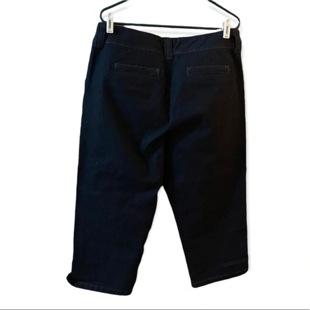 JMS Shorts Stretch‎ Classic Capri Women’s  Size 18W Blue Jeans - Picture 4 of 13